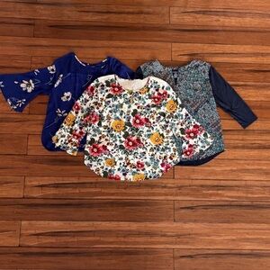 Van Heusen Blouses Lot Spring Floral Patterned Bell Sleeve EUC Womens Size XL